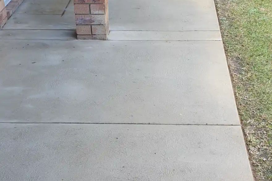 Concrete cleaning: after