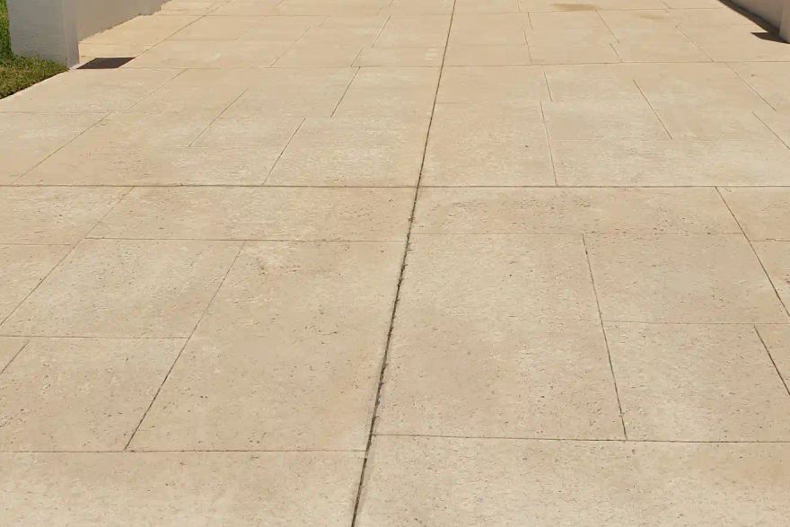 Liquid limestone cleaning: after
